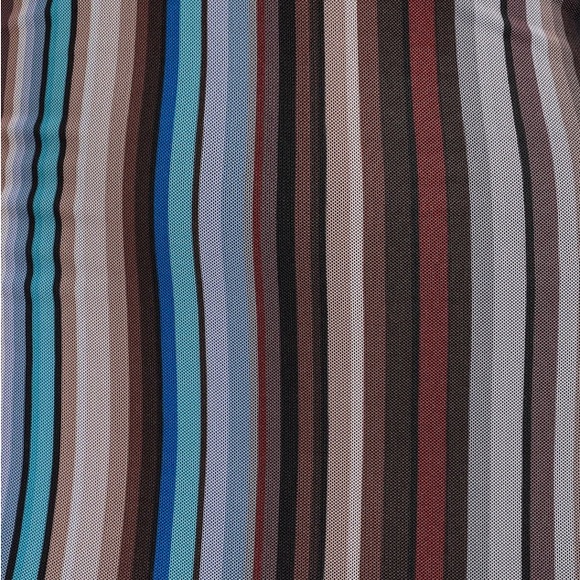 Windsor Striped Halter V-Neck Mini Dress - Picture 4 of 10